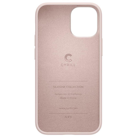Силиконов Калъф за iPhone 12 Mini, Spigen Ciel by Cyrill Silicone Case, Розов (3)