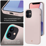 Силиконов Калъф за iPhone 12 Mini, Spigen Ciel by Cyrill Silicone Case, Розов (8)