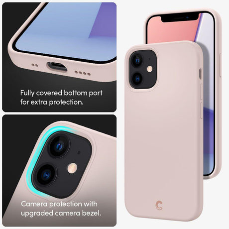Силиконов Калъф за iPhone 12 Mini, Spigen Ciel by Cyrill Silicone Case, Розов (8)