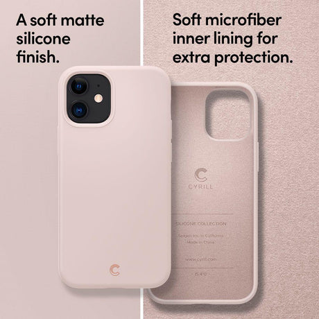 Силиконов Калъф за iPhone 12 Mini, Spigen Ciel by Cyrill Silicone Case, Розов (4)