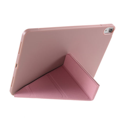 Калъф за iPad Air 11" 2026-2020, Smart Leather Case, Розов (5)