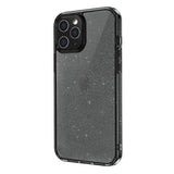 Блестящ Калъф за iPhone 12/Pro, Uniq LifePro Tinsel Case, Черен (3)