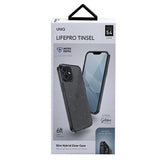 Блестящ Калъф за iPhone 12 Mini, Uniq LifePro Tinsel Case, Черен (4)