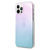 Луксозен Преливащ Калъф за iPhone 12 Pro Max, Guess Pattern Collection Case, Цветен (3)