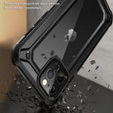 Противоударен Хибриден Калъф за iPhone 12/Pro, Supcase Exo Pro, Черен (2)