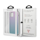 Луксозен Преливащ Калъф за iPhone 12 Pro Max, Guess Pattern Collection Case, Цветен (6)