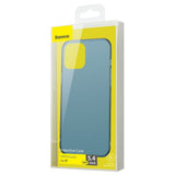 Матов Хибриден Калъф за iPhone 12 Pro Max, Baseus Frosted Case, Син (7)