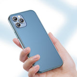 Матов Хибриден Калъф за iPhone 12 Mini, Baseus Frosted Case, Прозрачен (5)