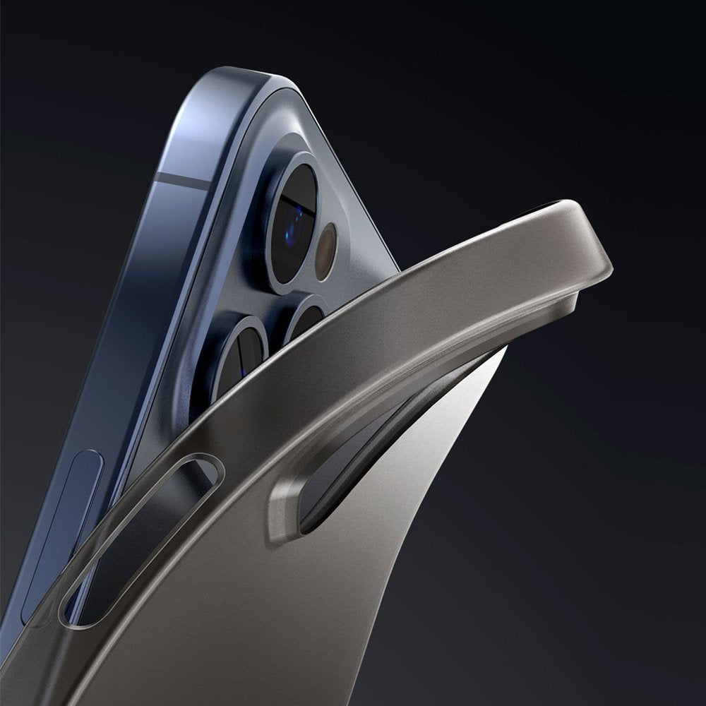 Тънък Калъф за iPhone 12 Mini, Baseus Wing Case, Черен (5)