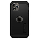 Противоударен Хибриден Калъф за iPhone 12 Pro Max, Spigen Tough Armor Case, Черен