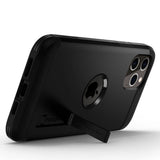 Противоударен Хибриден Калъф за iPhone 12 Pro Max, Spigen Tough Armor Case, Черен (3)