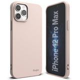 Противоударен Силиконов Калъф за iPhone 12 Pro Max, Ringke Air S Case, Розов (2)
