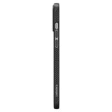 Противоударен Силиконов Калъф за за iPhone 12 Pro Max, Spigen Liquid Air Case, Черен (6)