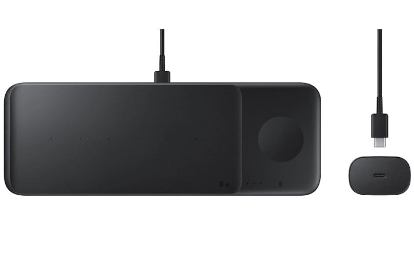 Безжично Зарядно за Samsung Wireless Charger Trio Pad EP-P6300TBE 10W, Черен (4)