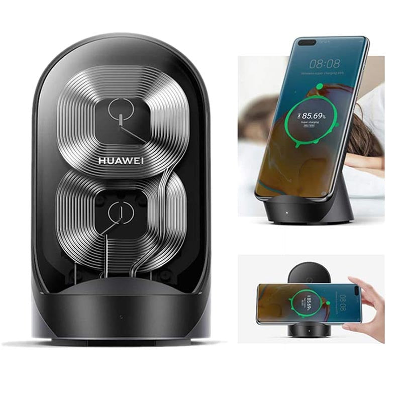 Бързо Безжично Зарядно за Huawei P40 Pro, Mate 40, Mate 30 Pro 40w CP62, Черен (5)