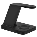 Безжично Зарядно за Apple Watch, Tech-Protect iPhone и Airpods, Wireless Station 3in1 15W, Черен (4)