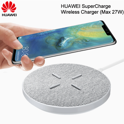 Безжично Зарядно за Huawei P40 Pro, Mate 30 Pro 27w AP61, Сив