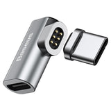 Магнитен Преход/Адаптер за Зареждане на MacBook, Baseus Mini USB-C, Черен