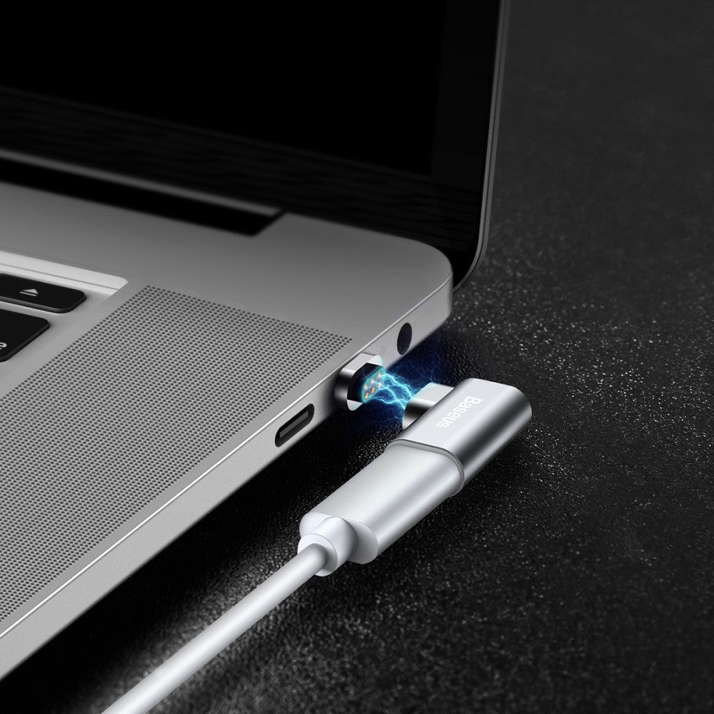 Магнитен Преход/Адаптер за Зареждане на MacBook, Baseus Mini USB-C, Черен (2)