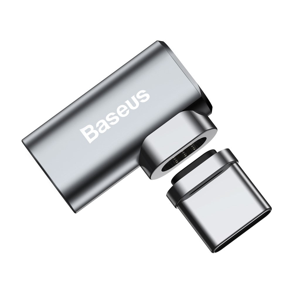 Магнитен Преход/Адаптер за Зареждане на MacBook, Baseus Mini USB-C, Черен (4)