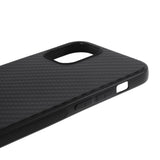 Тънък Силиконов Калъф за iPhone 12/Pro, Forcell Fiber Case, Черен (4)