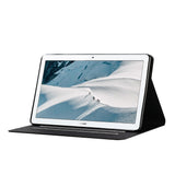 Защитен Калъф за Huawei MediaPad T3 10", Leather PU Case, Черен
