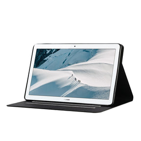 Защитен Калъф за Huawei MediaPad T3 10", Leather PU Case, Черен