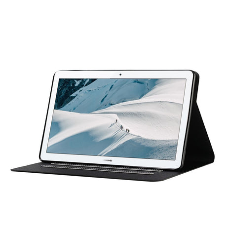 Защитен Калъф за Huawei MediaPad T3 10", Leather PU Case, Черен