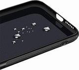 Тънък Силиконов Калъф за iPhone 12/Pro, Forcell Fiber Case, Черен (5)