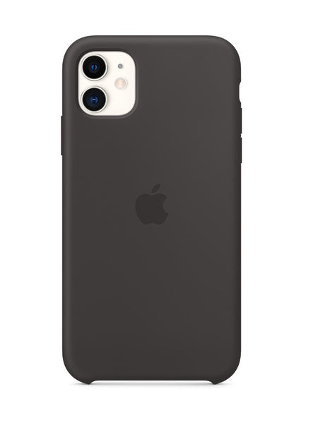 Оригинален Силиконов Калъф за Apple iPhone 11, Silicone Case MWVU2ZM/A, Черен