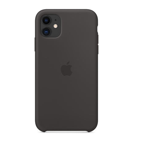 Оригинален Силиконов Калъф за Apple iPhone 11, Silicone Case MWVU2ZM/A, Черен (3)