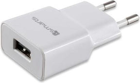 Зарядно за iPhone, 4Smarts 220v Powerplug 1a New, Бял (Bulk)