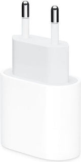 Оригинално Зарядно за iPhone USB-C, Apple 220v PD 20w MHJE3, Бял (2)