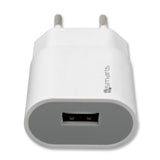 Зарядно за iPhone, 4Smarts 220v Voltplug 1a New, Бял (Bulk) (2)