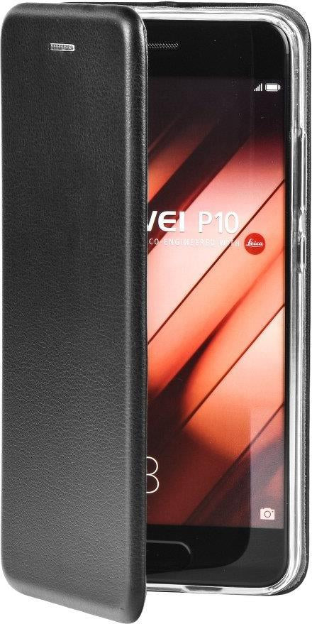 Кожен Калъф за Huawei P Smart 2020, Forcell Elegance Book Case, Черен (2)