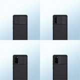 Калъф с Плъзгач за Камера за Samsung S20, Nillkin CamShield Case, Черен (7)