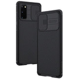 Калъф с Плъзгач за Камера за Samsung S20, Nillkin CamShield Case, Черен