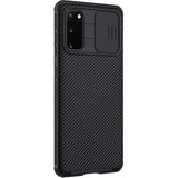 Калъф с Плъзгач за Камера за Samsung S20, Nillkin CamShield Case, Черен (2)