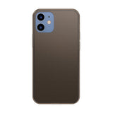 Матов Хибриден Калъф за iPhone 12/Pro, Baseus Frosted Case, Черен (2)