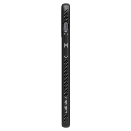 Противоударен Силиконов Калъф за за iPhone 12 Mini, Spigen Liquid Air Case, Черен (8)