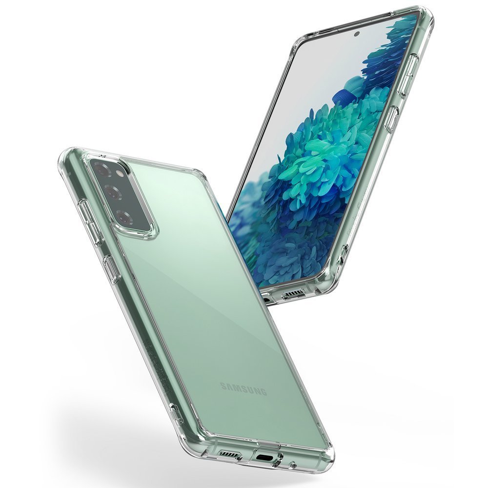 Противоударен Хибриден Калъф за Samsung S20 FE, Ringke Fusion Case, Прозрачен (2)
