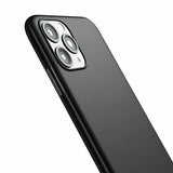 Тънък Матов Калъф за iPhone 12/Pro, Forcell Soft Case, Черен