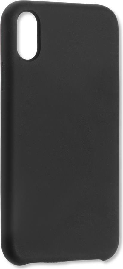 Силиконов Калъф за iPhone XS Max, 4Smarts Cupertino Case, Черен