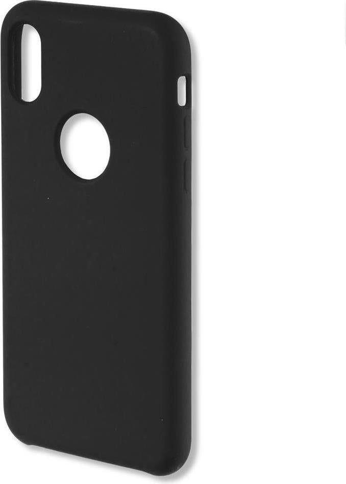 Силиконов Калъф за iPhone XS/X, 4Smarts Cupertino Case, Черен