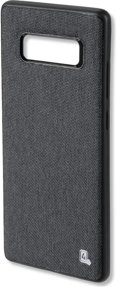 Калъф с Текстилен Ефект за Samsung Note 8, 4Smarts Car-Case, Черен