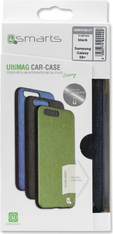 Калъф с Текстилен Ефект за Samsung S8 Plus, 4Smarts Car-Case, Черен (4)