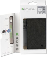 Калъф с Текстилен Ефект за Samsung S8 Plus, 4Smarts Car-Case, Черен (2)