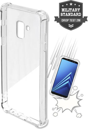 Противоударен Хибриден Калъф за Samsung A8 2018, 4Smarts Ibiza Case, Прозрачен