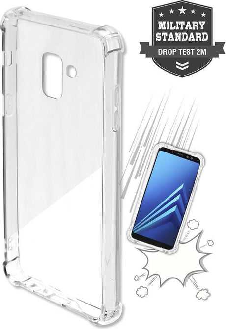 Противоударен Хибриден Калъф за Samsung A8 2018, 4Smarts Ibiza Case, Прозрачен