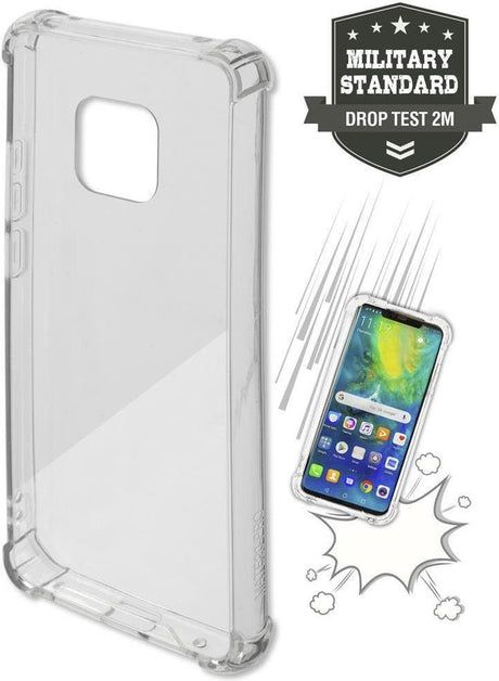 Противоударен Хибриден Калъф за Huawei Mate 20 Pro, 4Smarts Ibiza Case, Прозрачен